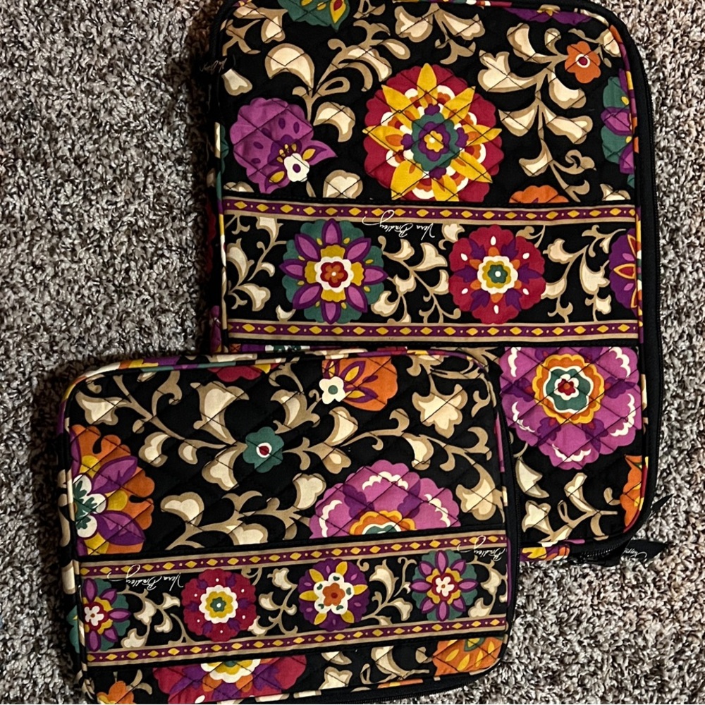 Vera Bradley Floral Patterned Laptop & Tablet sleeve cases